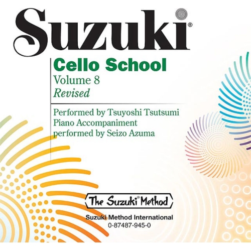 Suzuki Cello School 8 CD