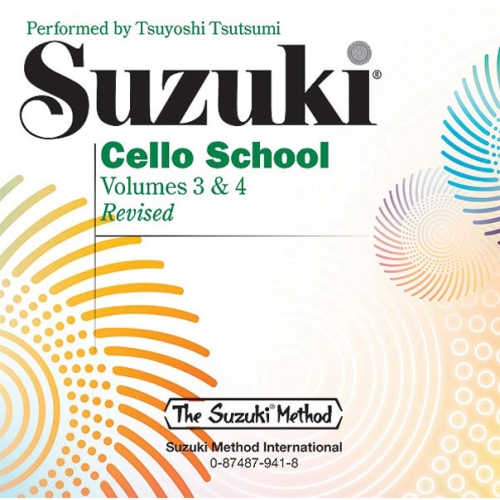 Suzuki Cello School 3 & 4 CD