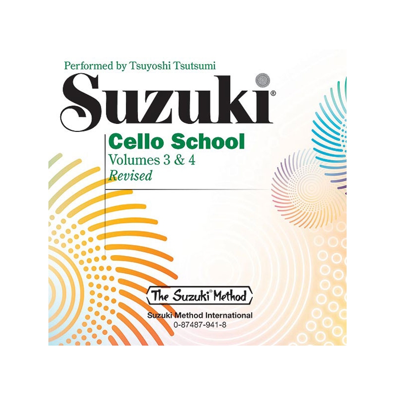 Suzuki Cello School 3 & 4 CD