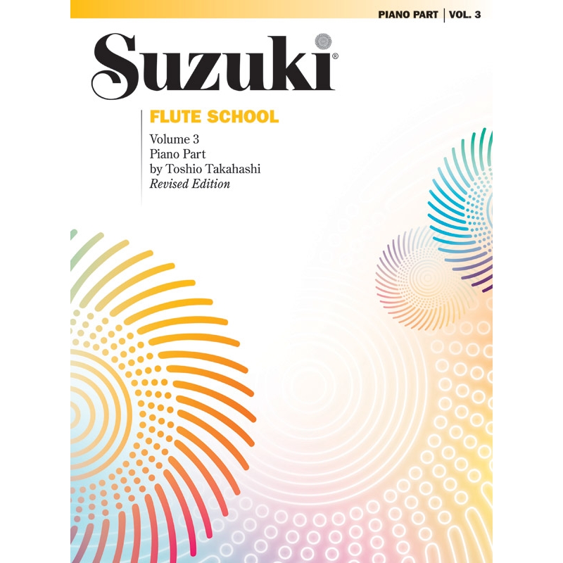 Suzuki Flute School Piano Acc., Volume 3 (Revised)