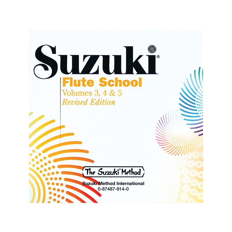 Suzuki Flute School CD, Volume 3, 4 & 5 (Revised)