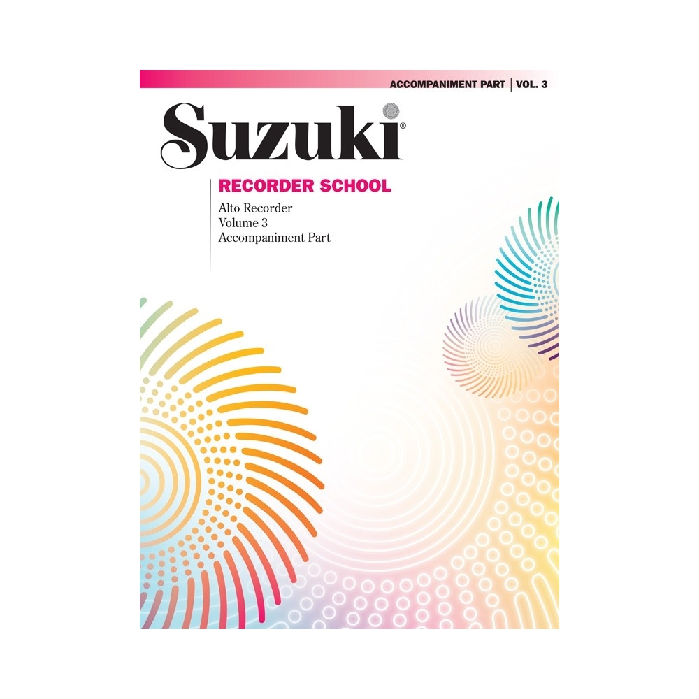 Suzuki Recorder School (Alto Recorder), Volume 3 – Accompaniment Part
