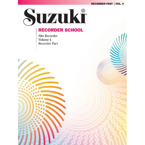 Suzuki Recorder School (Alto Recorder) Vol. 4