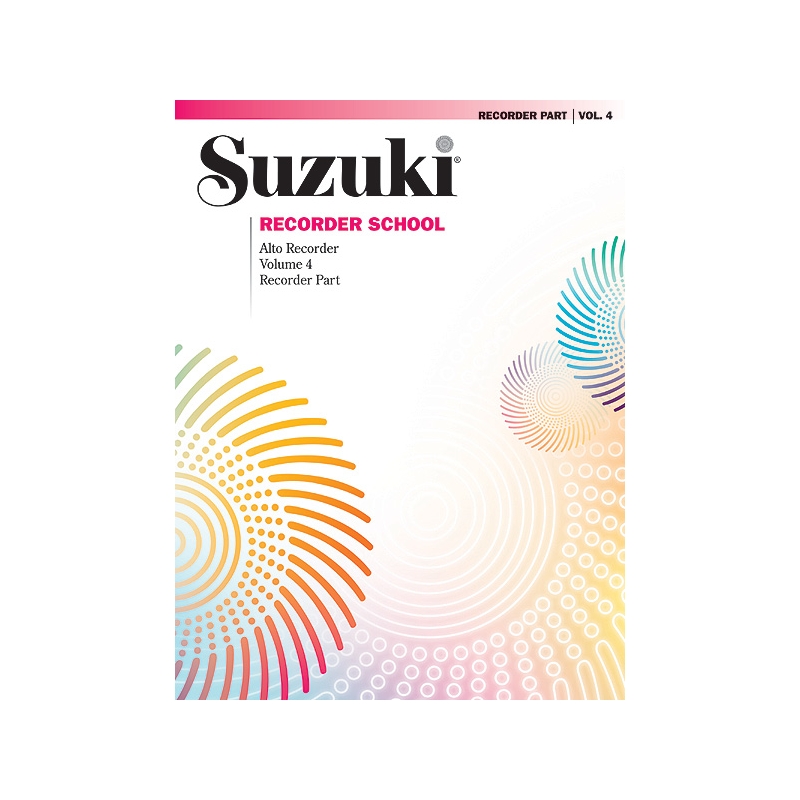 Suzuki Recorder School (Alto Recorder) Vol. 4