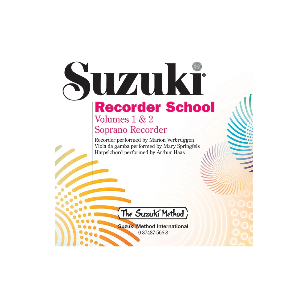 Suzuki Recorder School (Soprano Recorder) CD, Volume 1 & 2