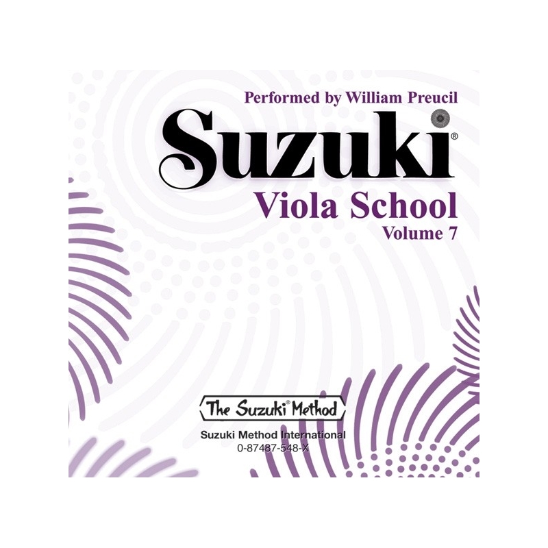 Suzuki Viola School, Volume 7 – CD