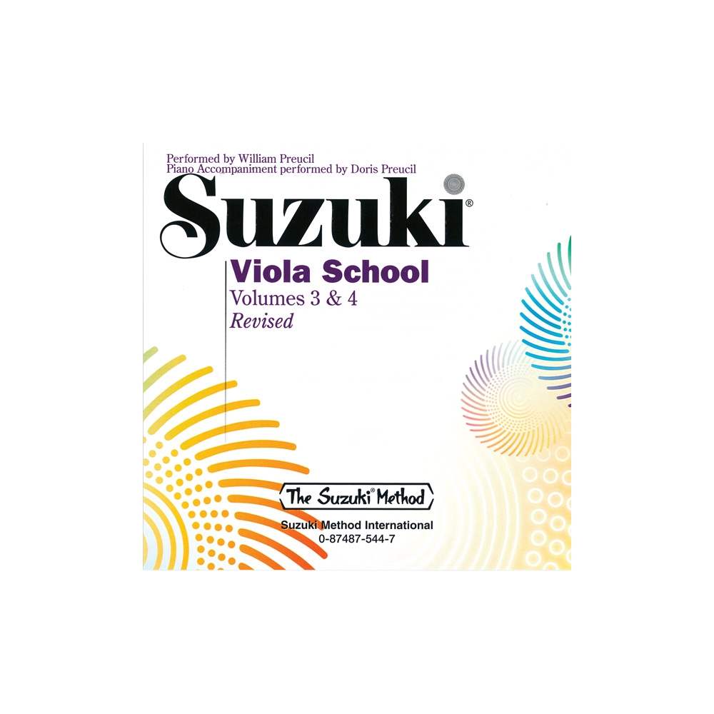 Suzuki Viola School CD, Volume 3 & 4 (Revised)
