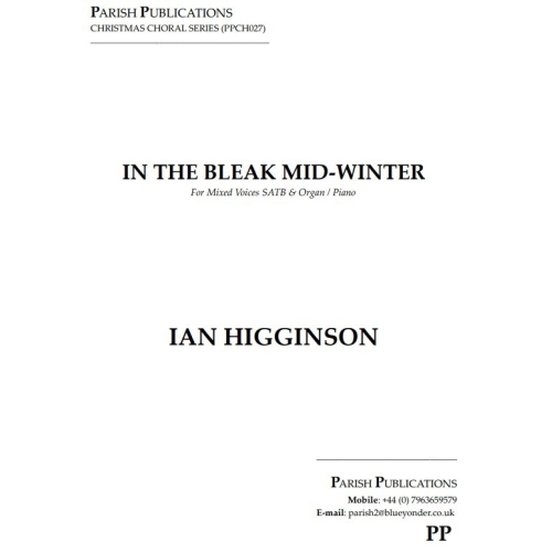 Higginson, Ian - In the Bleak Mid-Winter (SATB & Keyboard)