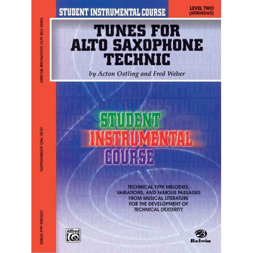 Student Instrumental Course: Tunes for Alto Saxophone Technic, Level II