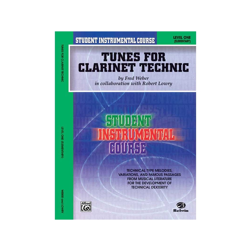 Weber, Fred - Tunes for Clarinet Technic, Level I