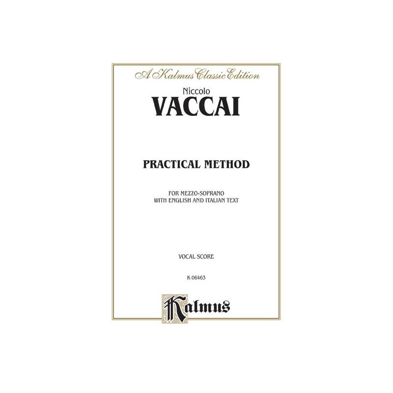 Vaccai, Nicola - Practical Italian Vocal Method (Marzials)