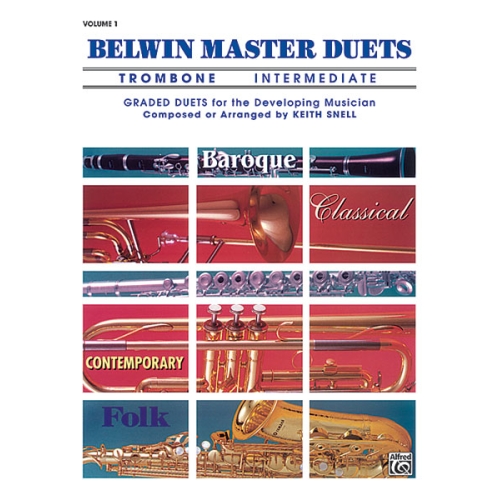 Belwin Master Duets (Trombone), Intermediate Volume 1