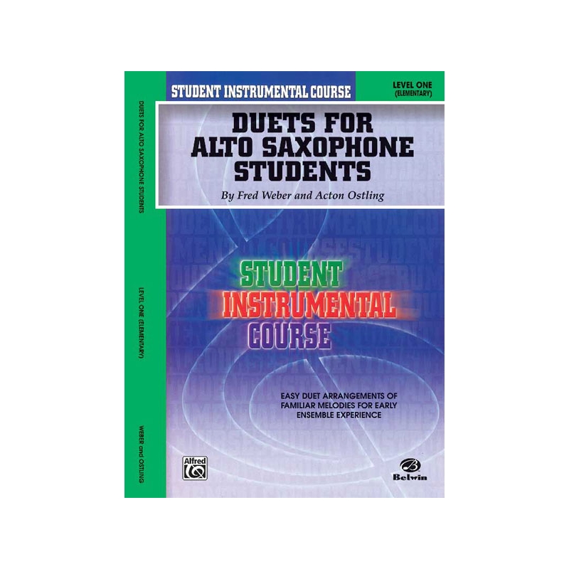 Student Instrumental Course: Duets for Alto Saxophone Students, Level I
