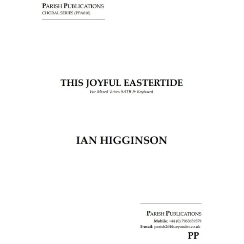 Higginson, Ian - This Joyful Eastertide (SATB & Keyboard)