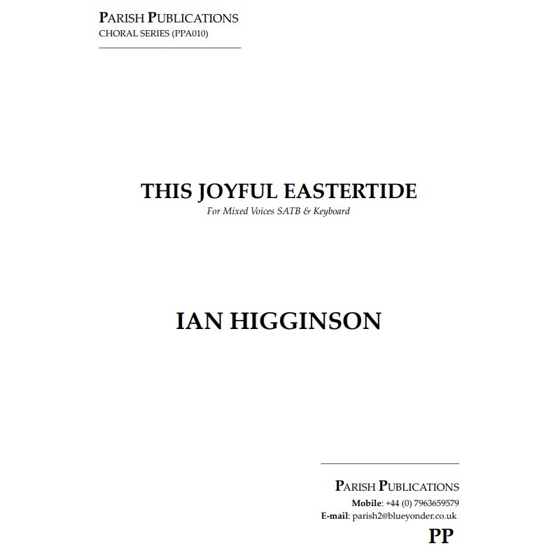 Higginson, Ian - This Joyful Eastertide (SATB & Keyboard)