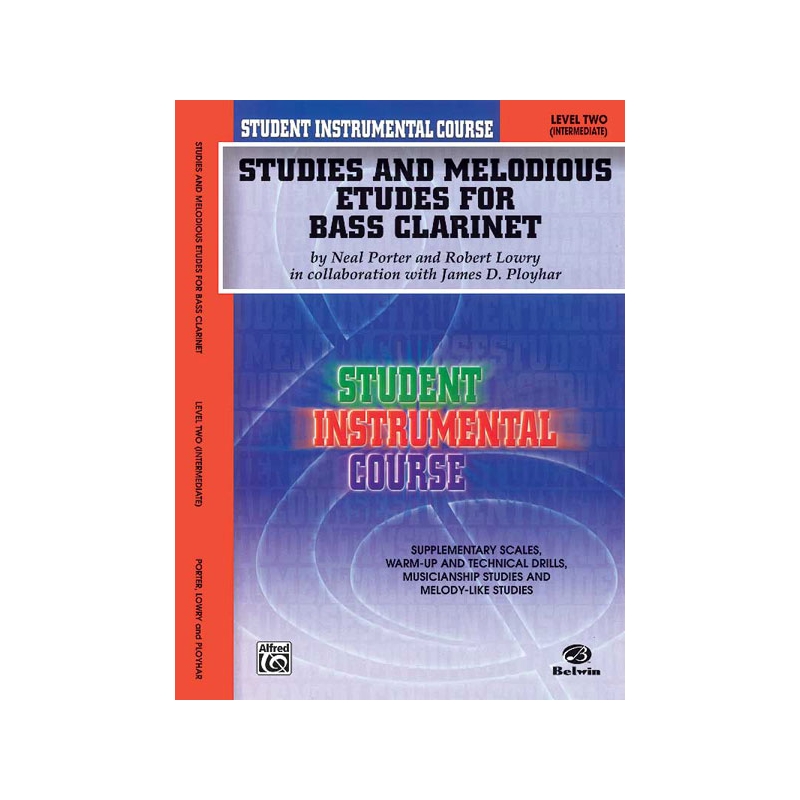 Student Instrumental Course: Studies and Melodious Etudes for Bass Clarinet, Level II