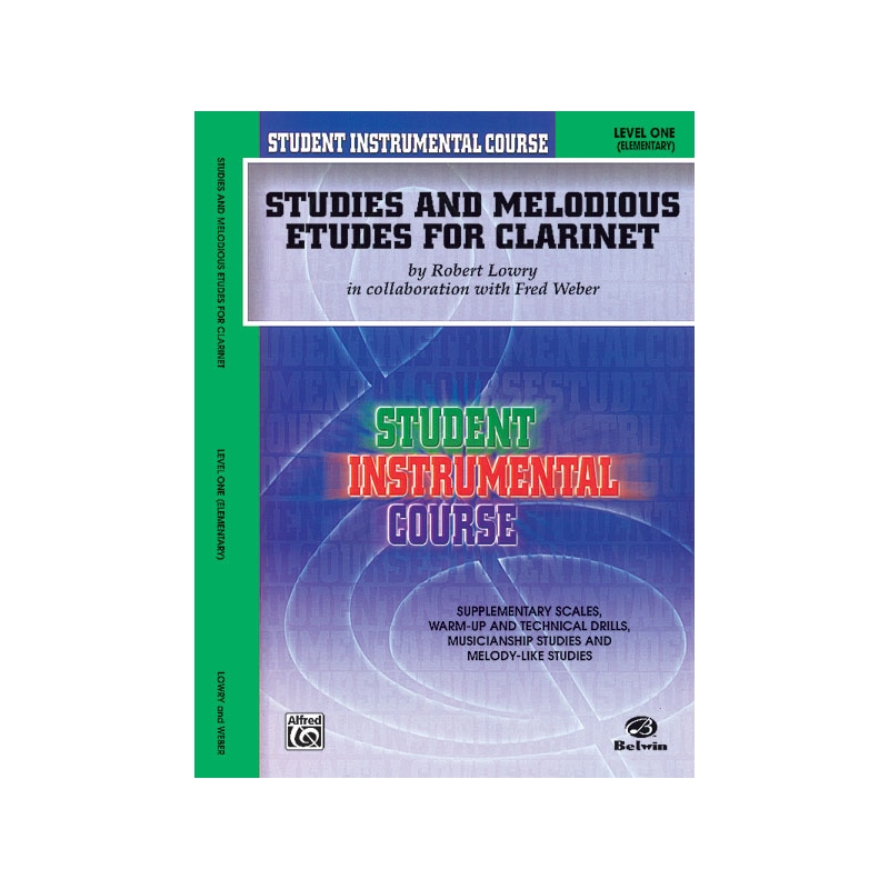 Lowry, Robert - Studies and Melodious Etudes for Clarinet, Level I