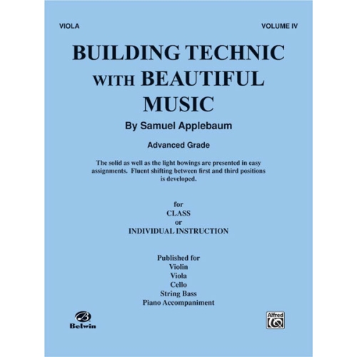 Applebaum, Samuel - Building Technic With Beautiful Music, Book IV