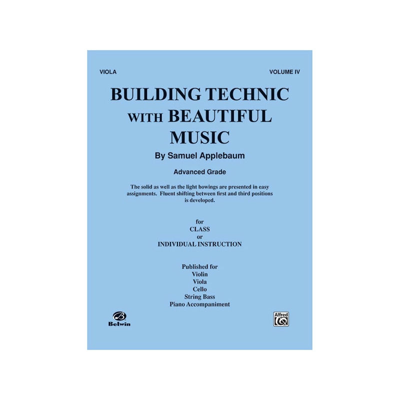 Applebaum, Samuel - Building Technic With Beautiful Music, Book IV
