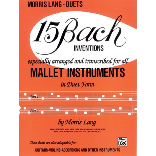 Lang, Morris - 15 Bach...