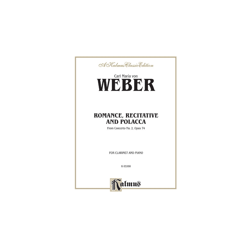 Weber, Carl Maria - Romance, Op. 74