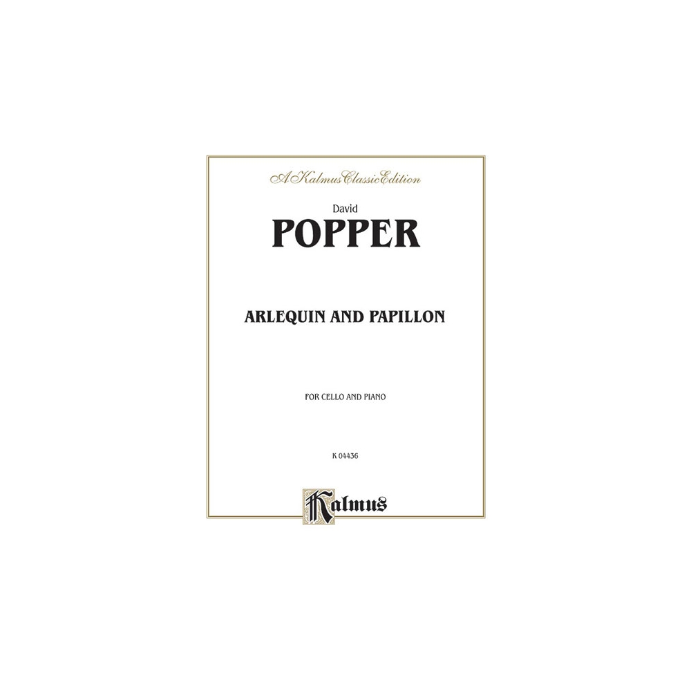 Popper, David - Arlequin and Papillon