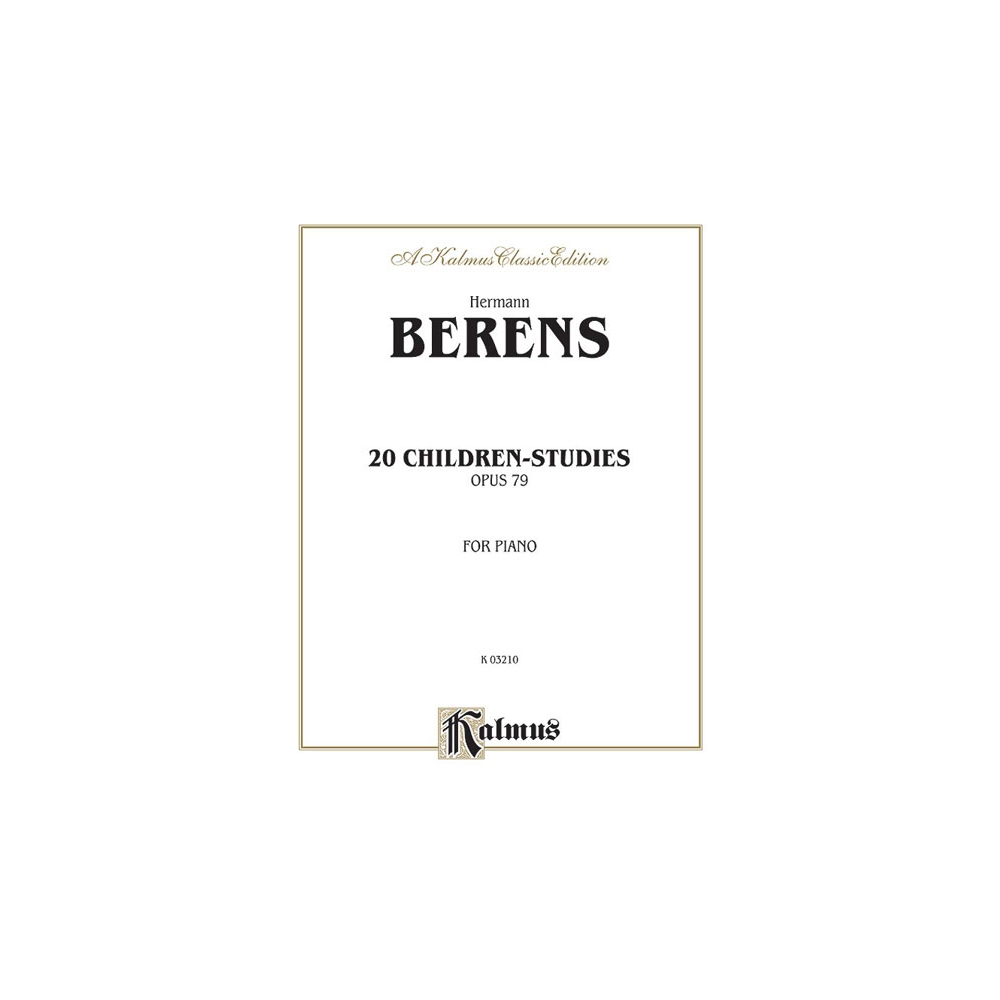 20 Children's Studies, Opus 79