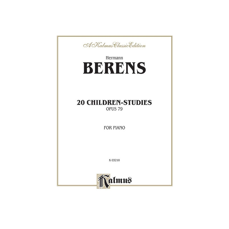 Berens, Hermann - 20 Children's Studies, Op. 79