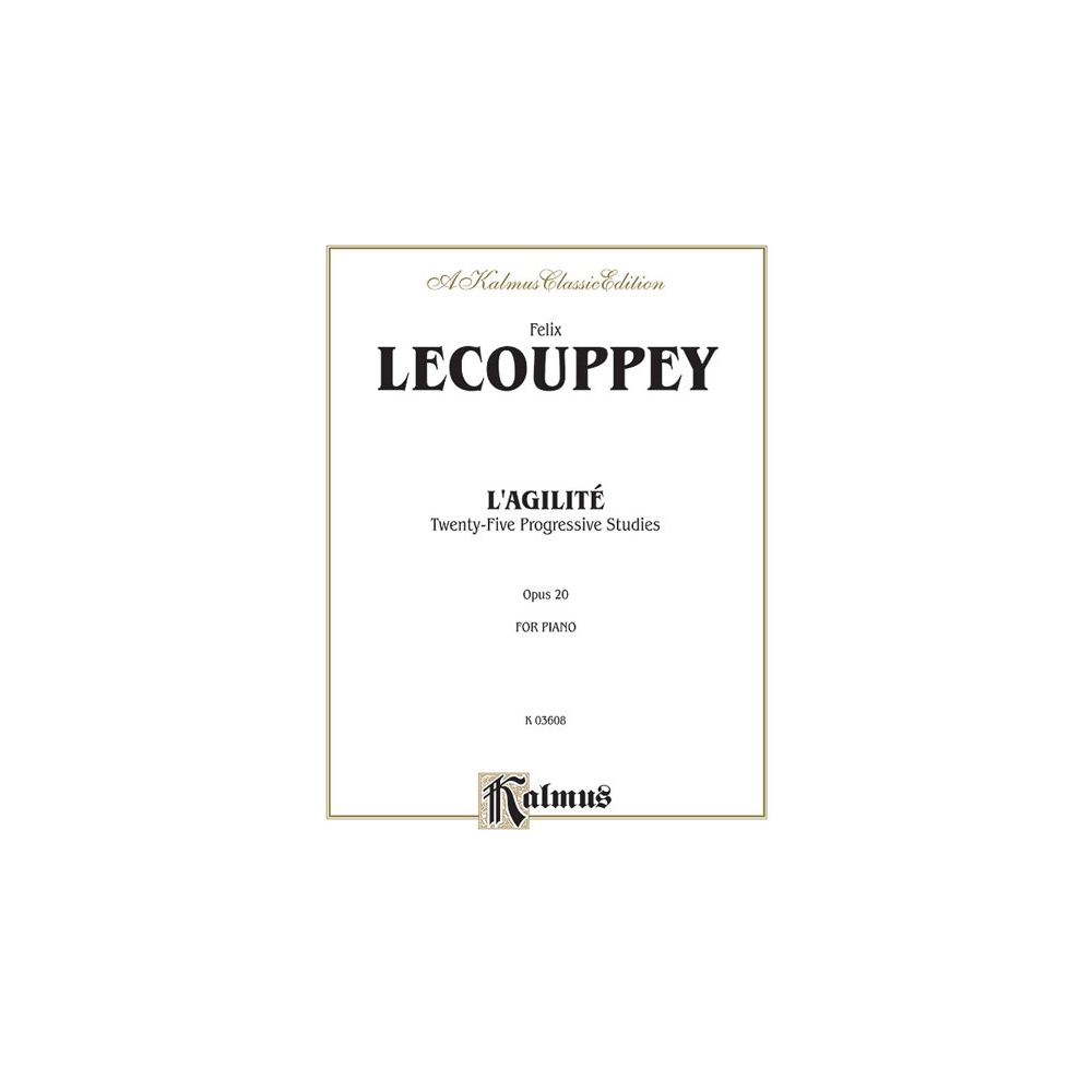 Couppey, Félix - L'Agilite, Op. 20