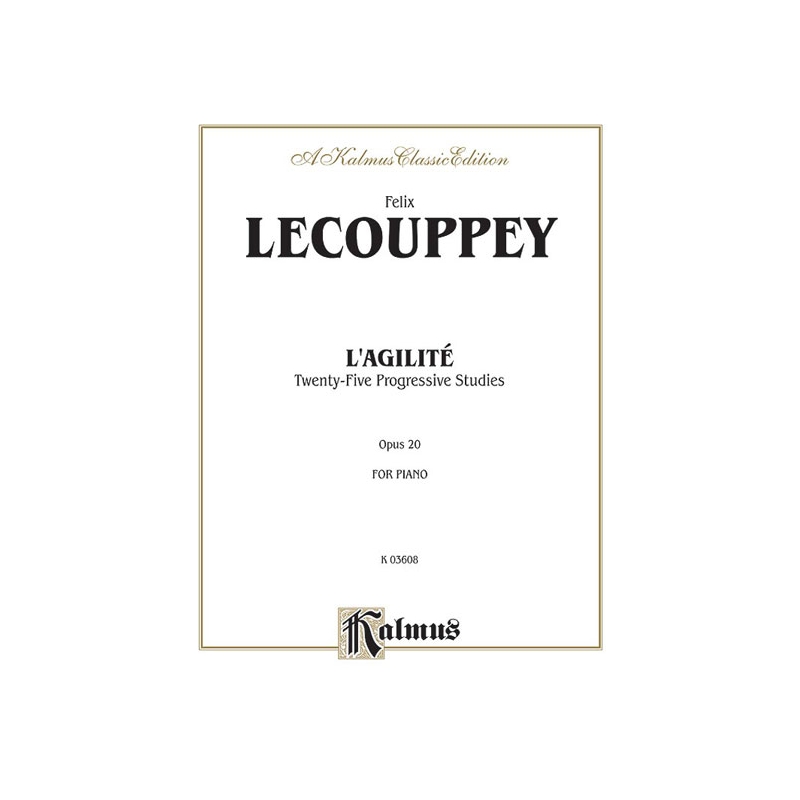 Couppey, Félix - L'Agilite, Op. 20