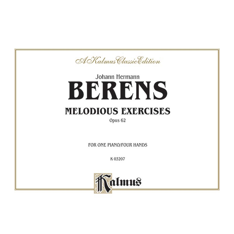 Melodious Exercises, Opus 62