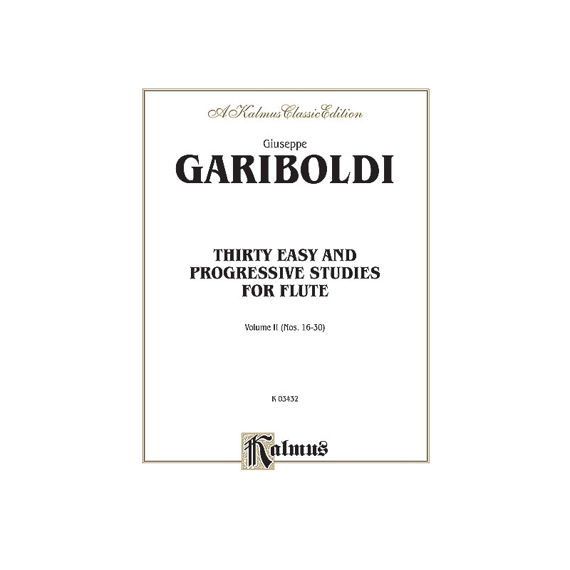Gariboldi, Giuseppe - 30 Easy and Progressive Studies, Vol. II