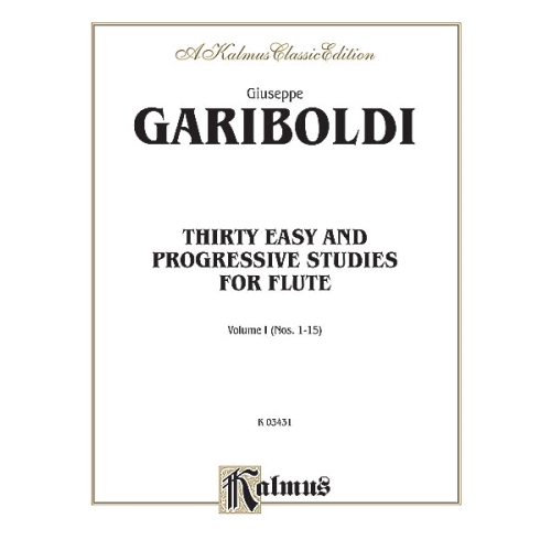 Thirty Easy and Progressive Studies, Volume I (Nos. 1-15)