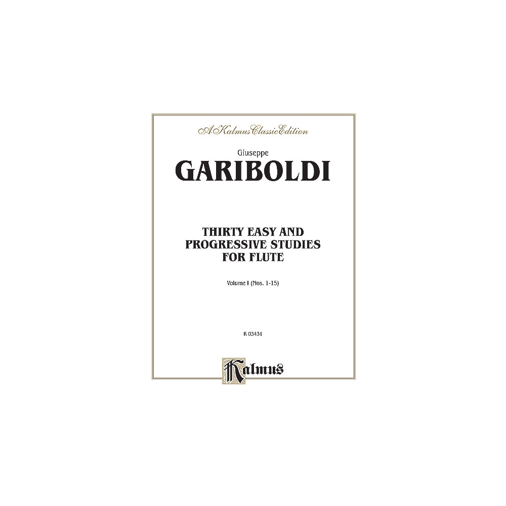 Gariboldi, Giuseppe - 30 Easy and Progressive Studies, Vol. I