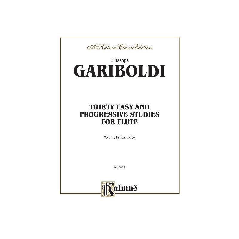 Gariboldi, Giuseppe - 30 Easy and Progressive Studies, Vol. I