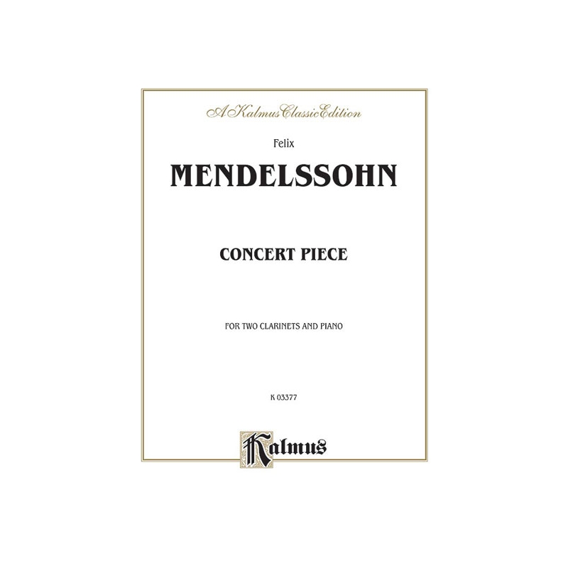 Bartholdy, Felix Mendelssohn - Concert Piece