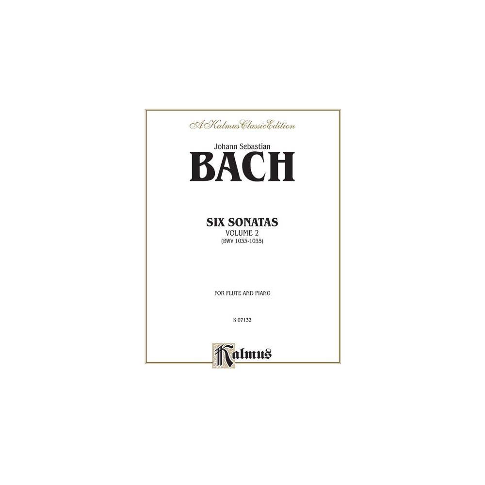 Bach, Johann Sebastian - Six Sonatas, Volume II (BWV 1033-1035)