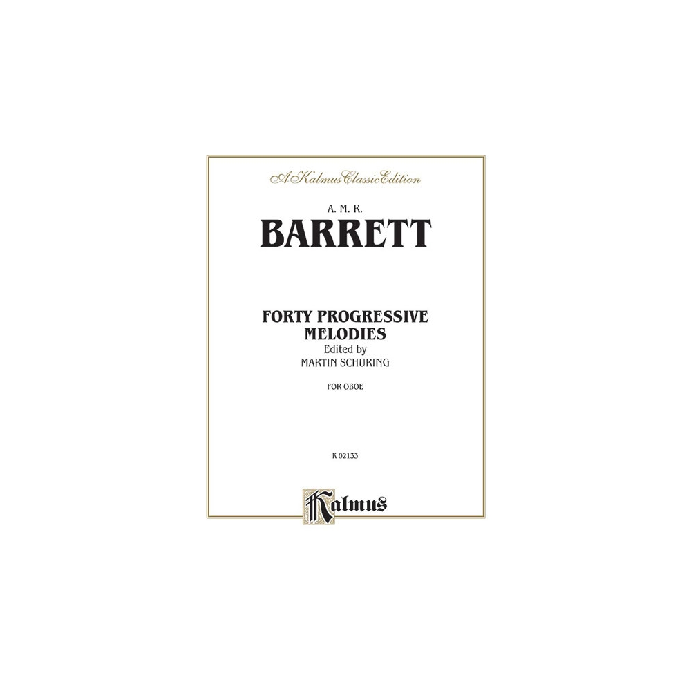 Barret, Apollon-Marie-Rose - Forty Progressive Studies