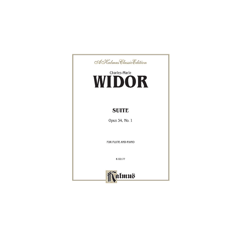 Widor, Charles-Marie - Suite, Op. 34, No. 1