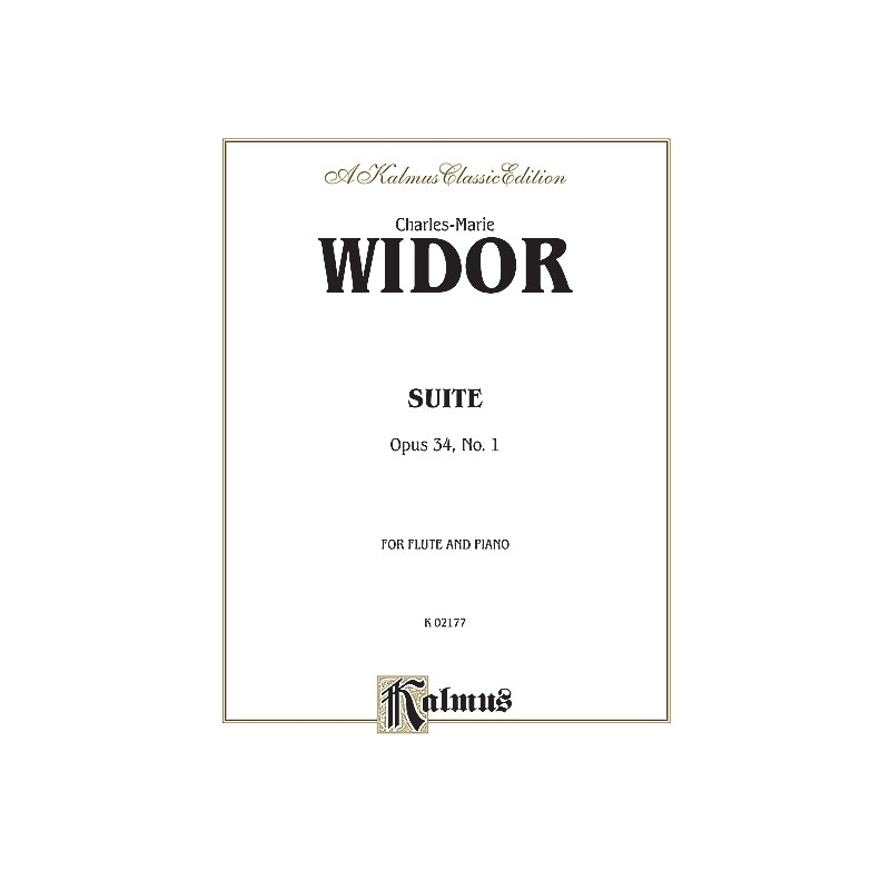 Widor, Charles-Marie - Suite, Op. 34, No. 1