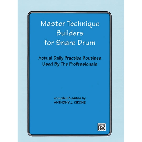 Master Technique Builders for Snare Drum