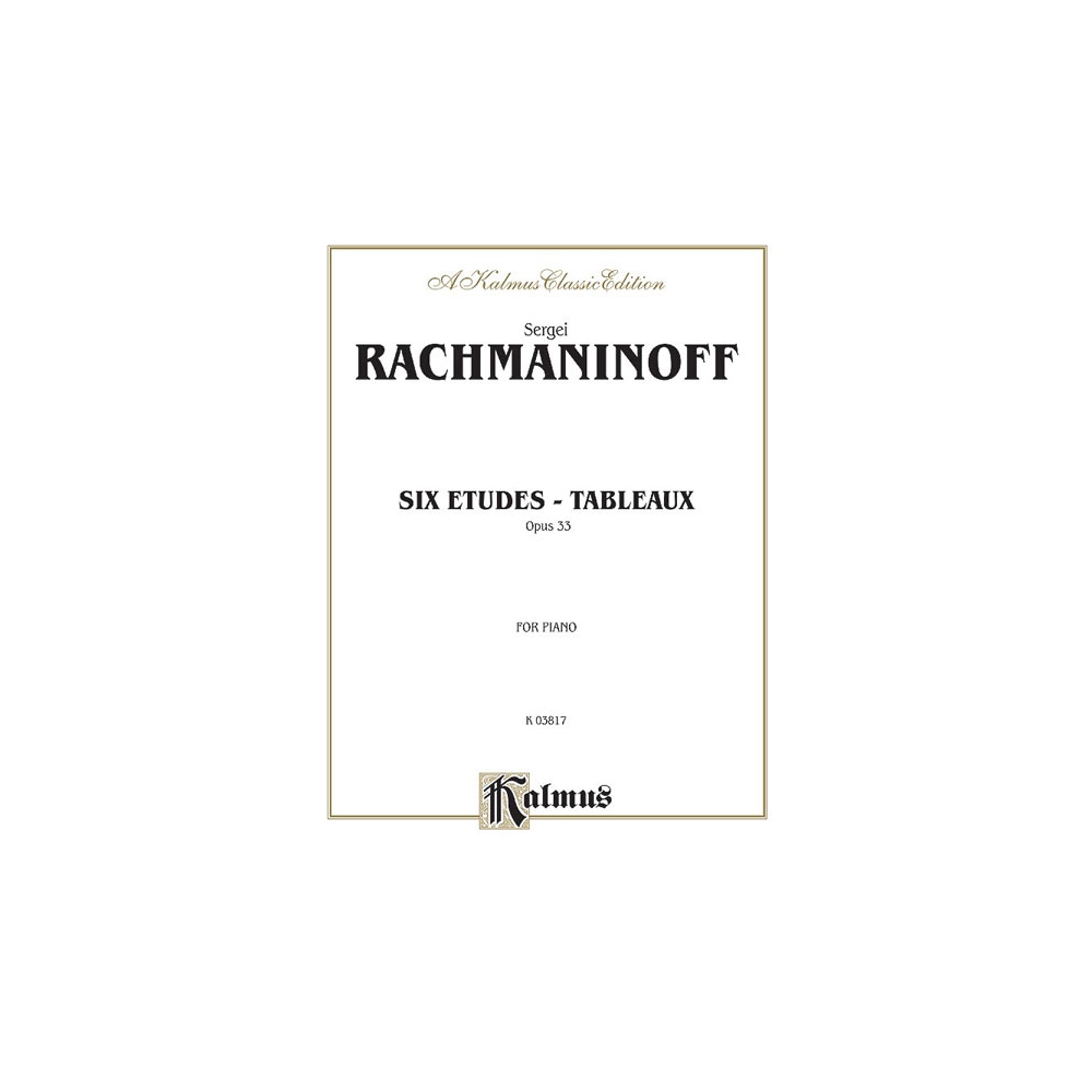 Rachmaninov, Sergei - Etudes Tableaux, Op. 33