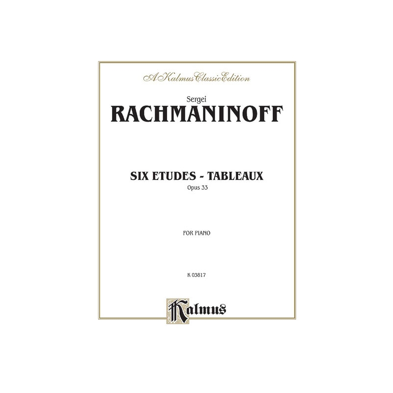 Rachmaninov, Sergei - Etudes Tableaux, Op. 33