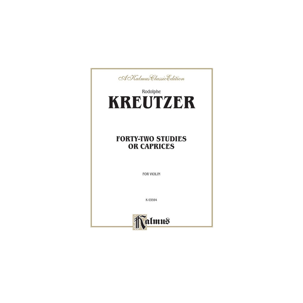 Kreutzer, Rudolf - Forty-two Studies or Caprices