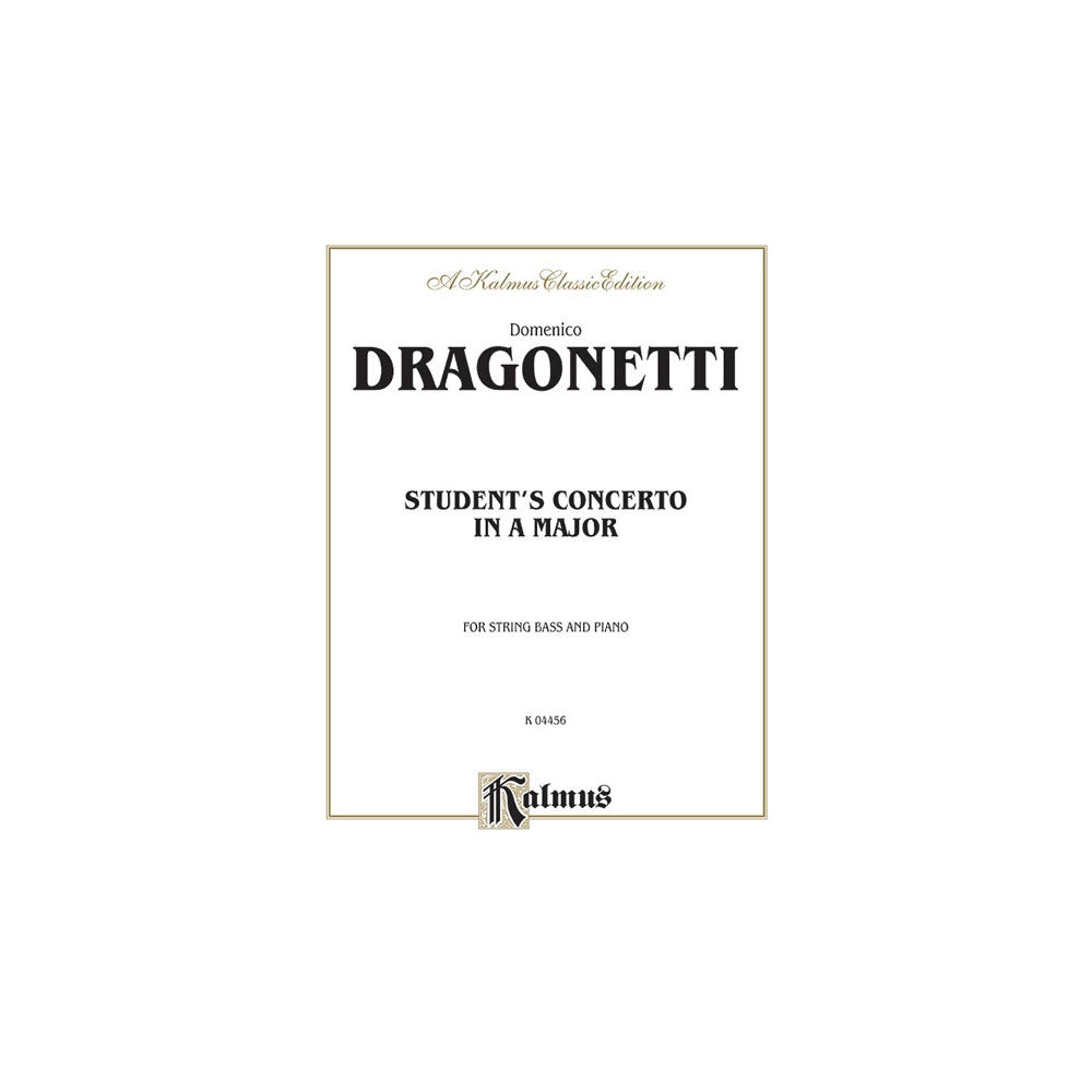 Dragonetti, Domenico - Student's Concerto in A Major