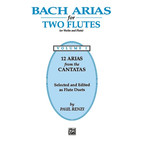 Bach Arias for Two Flutes,...