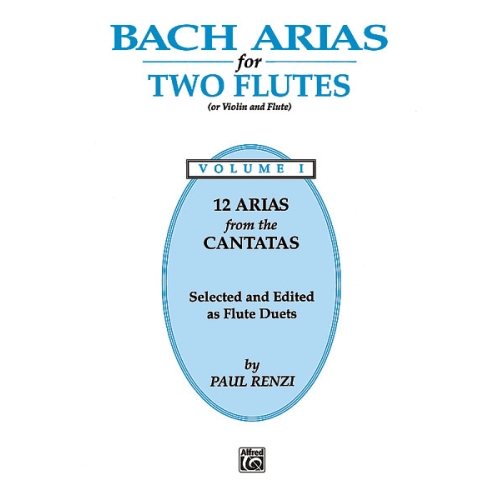 Bach Arias for Two Flutes, Volume I