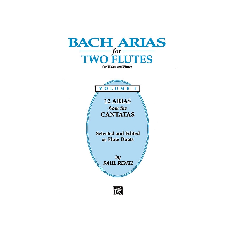 Bach Arias for Two Flutes, Volume I