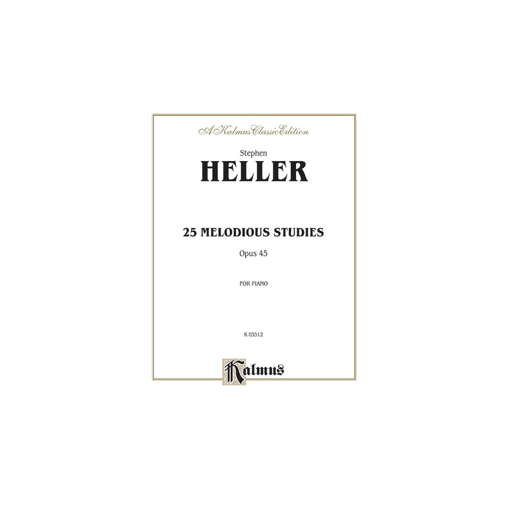 Heller, Stephen - Twenty-five Melodious Studies, Op. 45