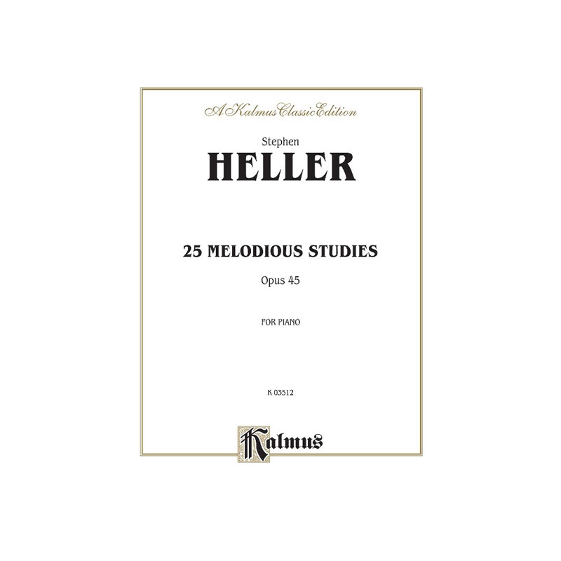 Heller, Stephen - Twenty-five Melodious Studies, Op. 45